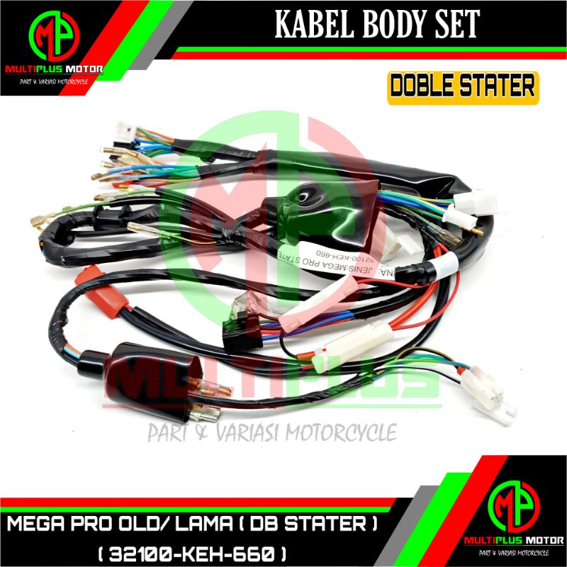 Kabel body bodi motor set MEGA PRO LAMA OLD,MEGAPRO OLD LAMA,MEGAPRO HIU,MEGA PRO HIU