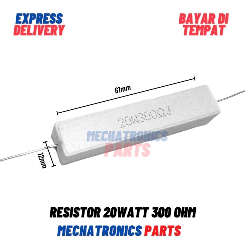 [PAS-9664] RESISTOR 20WATT 300OHM