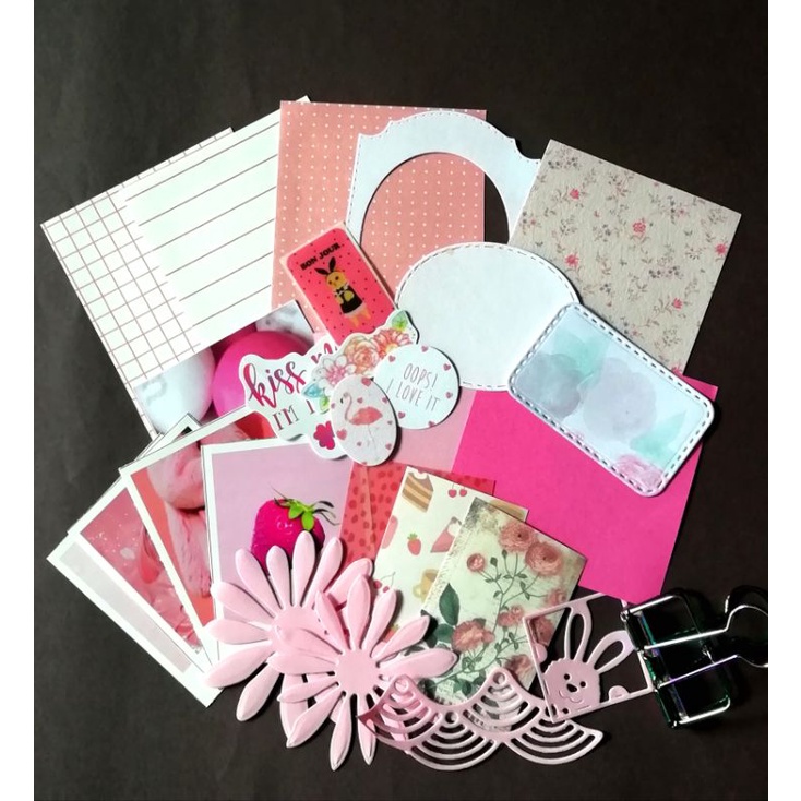 

jurnal kit mini pink murah imut