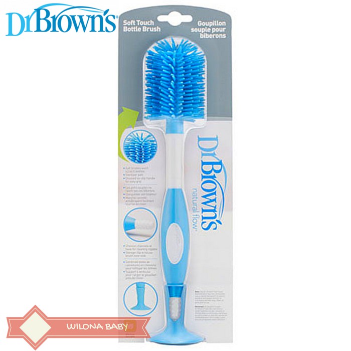Sikat Botol Bayi DR. BROWN'S SOFT TOUCH BOTTLE BRUSH BLUE (AC055) CTM