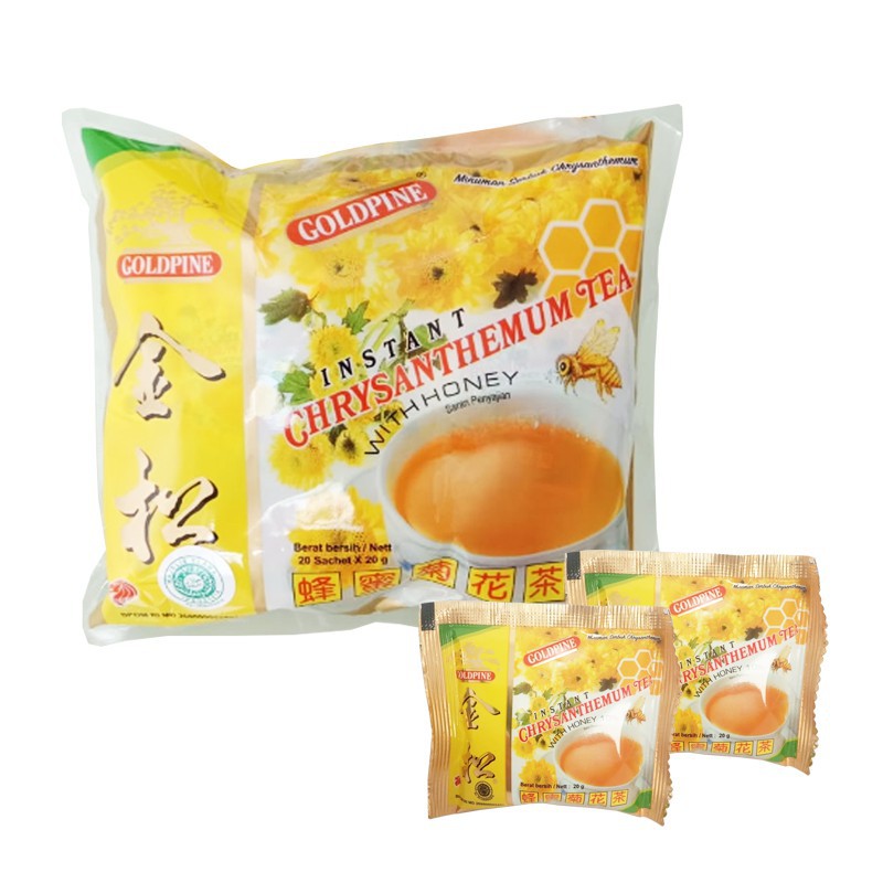 

Bayar Ditempat Chrysanthemum Tea Goldpine With Honey 1'SACHET / Teh Krisan 20Gr StoklimiInstant