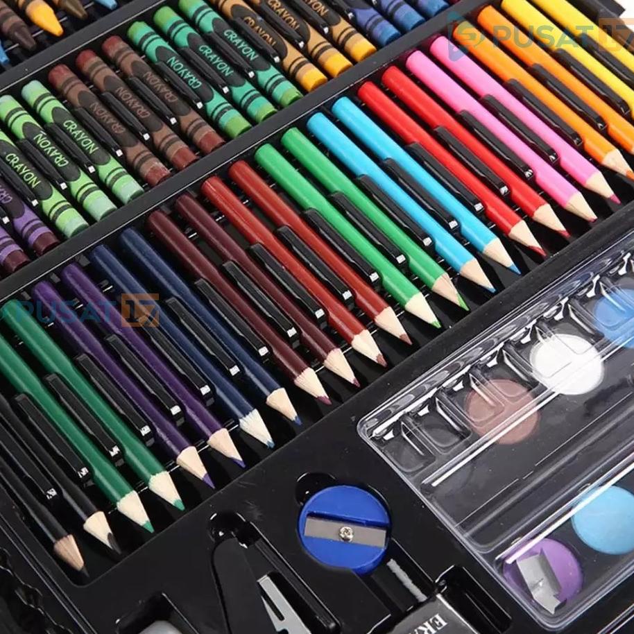 

(M-UHQ (❤ PUSAT17 ALAT TULIS SET CRAYON COLOURING SET 150PCS / ART SET 150PCS PENSIL WARNA SET ALAT LUKIS ANAK KRAYON SET premium