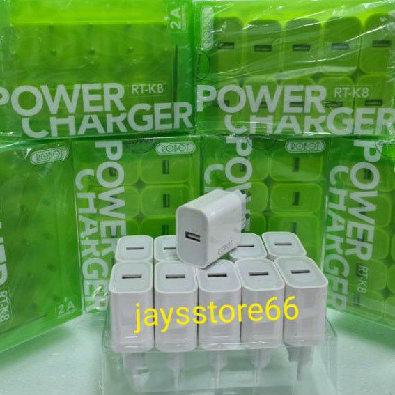 ADAPTOR ROBOT RT-K8 2A POWER CHARGER GARANSI RESMI ORIGINAL PER PCS