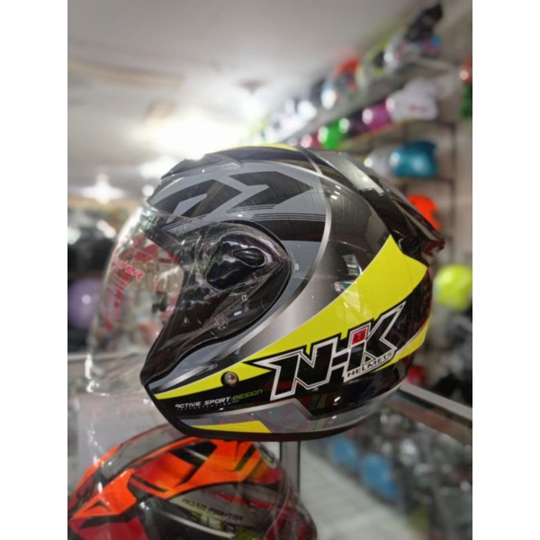 HELM NHK R6 URIKEN BLAK/YELOW ORIGINAL