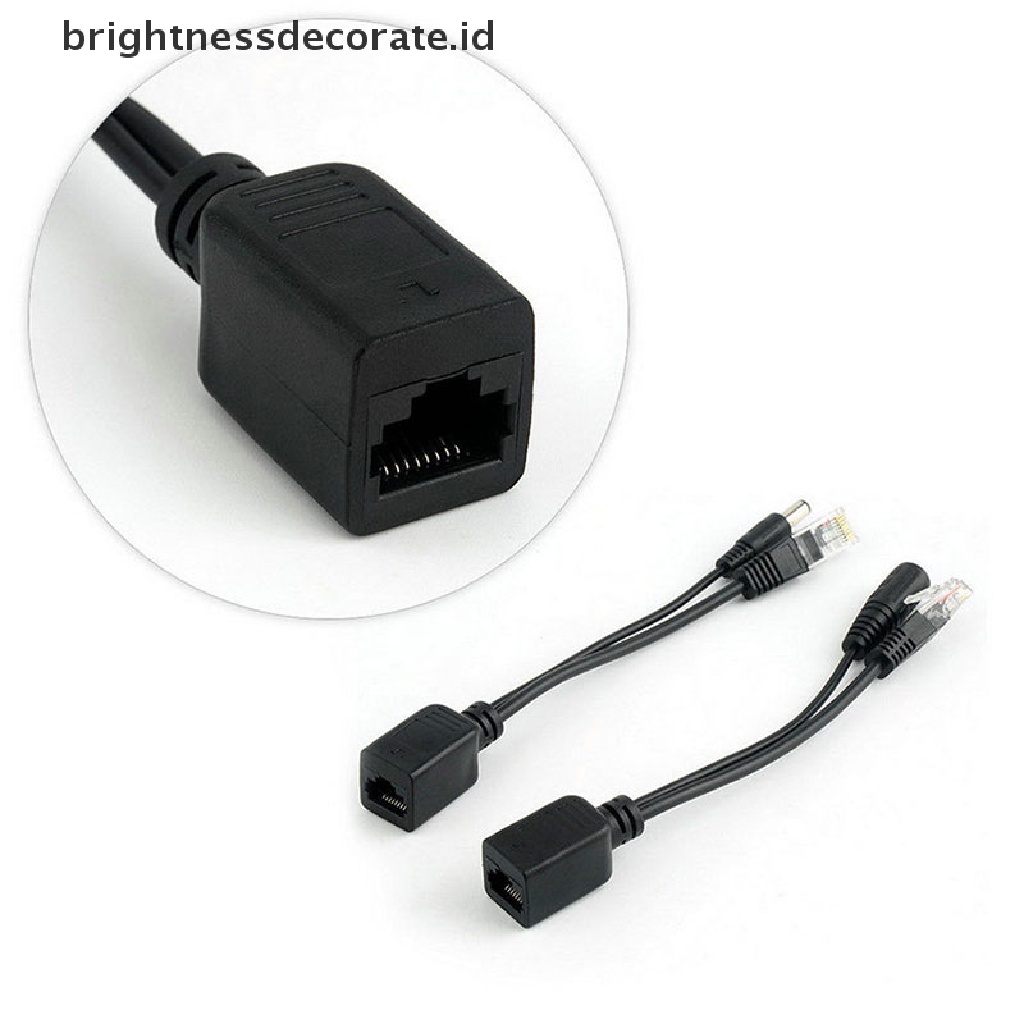[birth] Power over Ethernet Passive PoE Adapter Injector + Splitter Kit 5v 12v [ID]