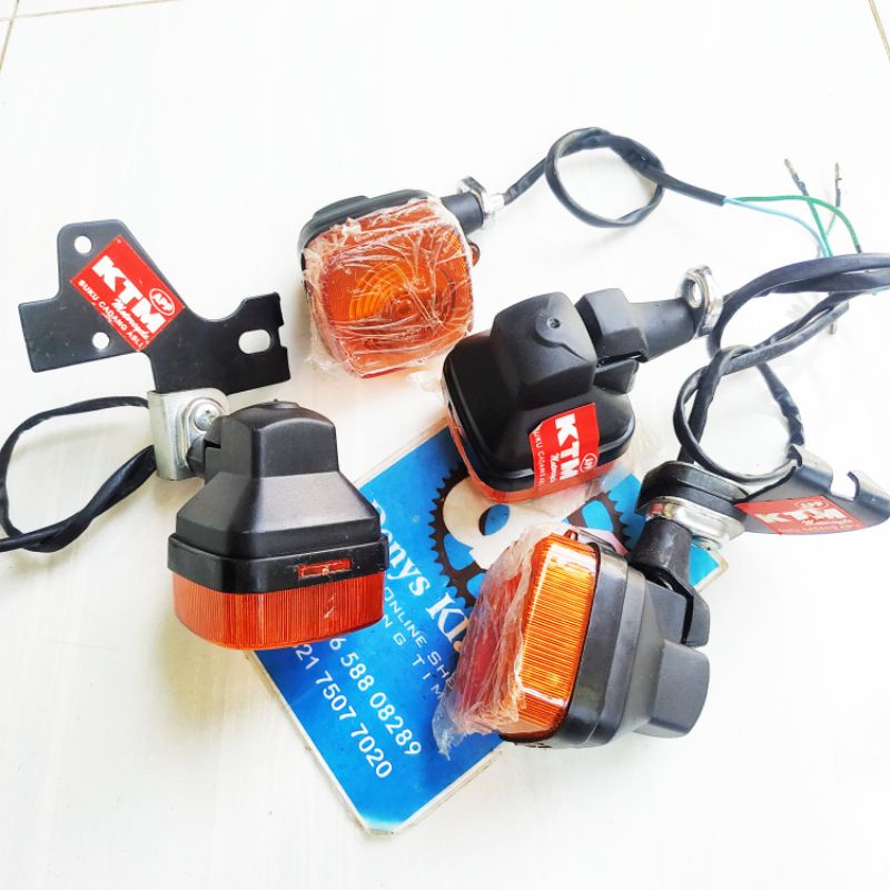 lampu sein sen KTM trail jialing JH honda XL trail tril jadul lawas vintage
