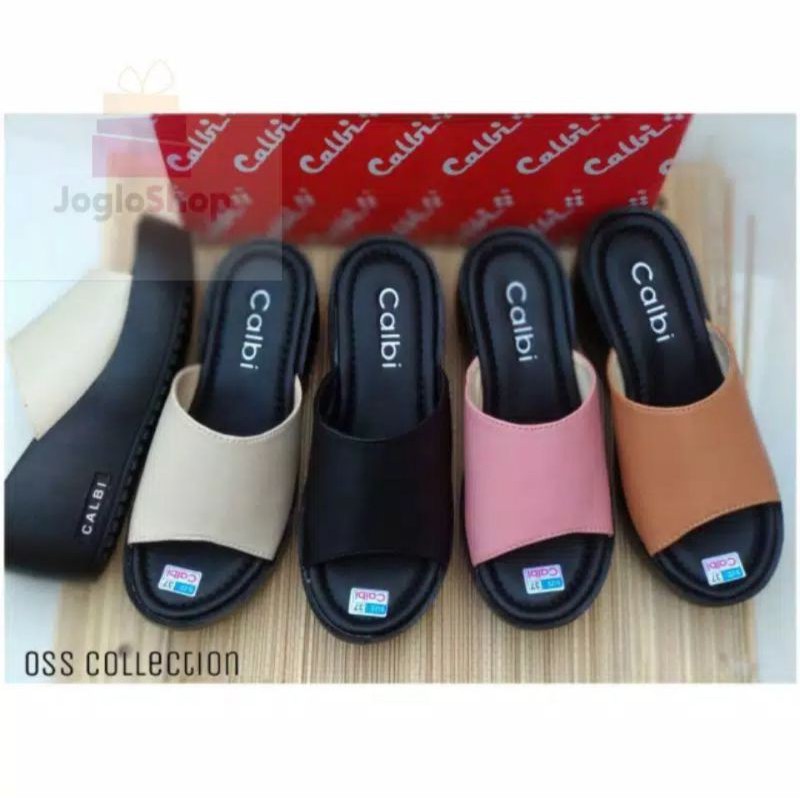 Sandal Wedges Calbi Terlaris Harga Grosir | Sandal Wedges cewek (W03)