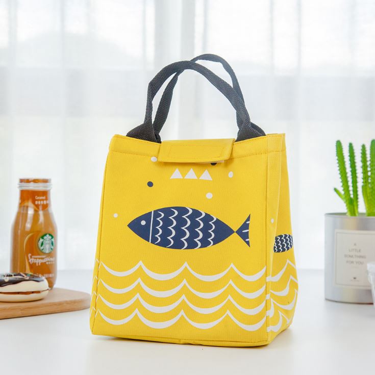 TSC - Tb104 Tas Bekal Motif Ikan Motif Fish Lunch Bag Anak