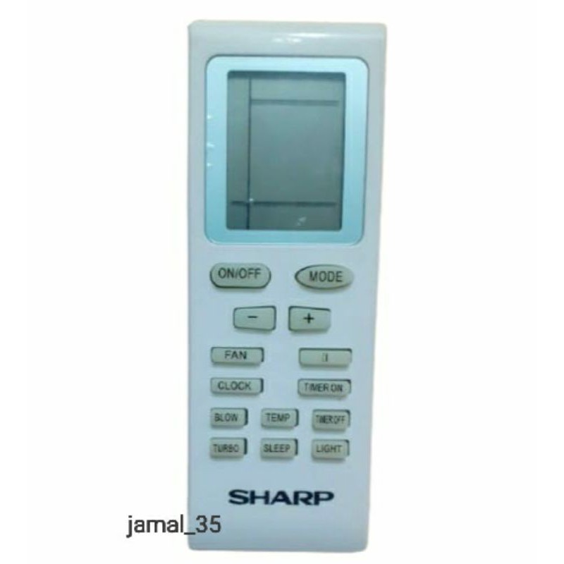 REMOT REMOTE AC SHARP/GREE YB1FA TANPA PERLU DISETTING2 LAGI