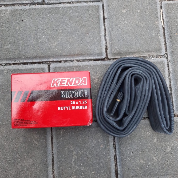 TERMURAH!!! Ban Dalam Sepeda 26 x 1.25 / KENDA Pentil Standar / Realpict