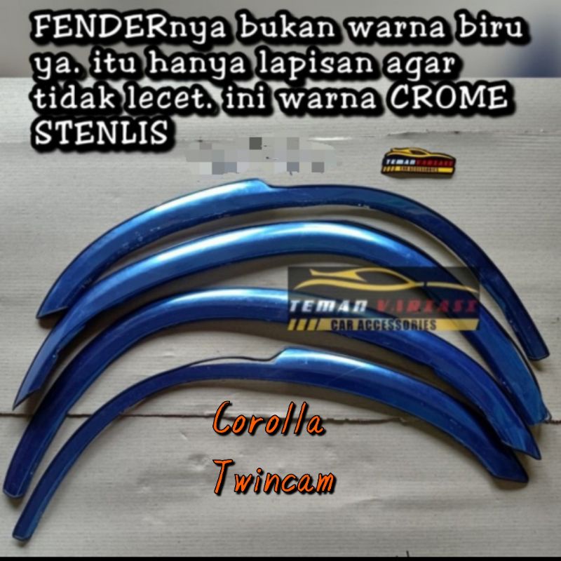 LIST LIS ATAS BAN FENDER TRIM MOBIL COROLLA TWINCAM