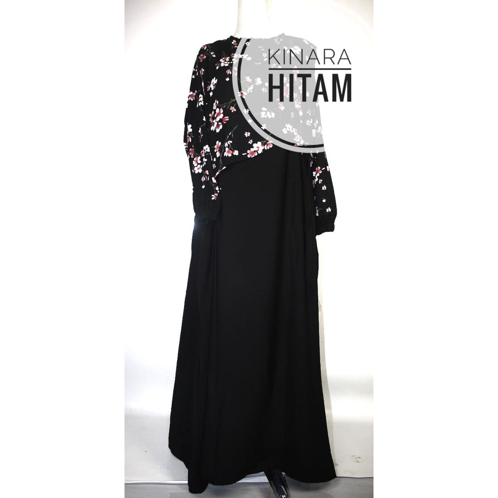 PREMIUM GAMIS HANBOOK monalisa KINARA sakura mix wolfis polos wanita remaja syari anak tanggung new