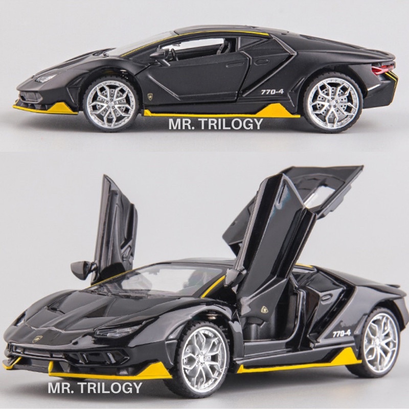 Diescast Mobil Lamborghini Centenario LP770 1:32 Miniatur Sport Car Koleksi Hobi Pria Mewah Kado Gift Hadiah