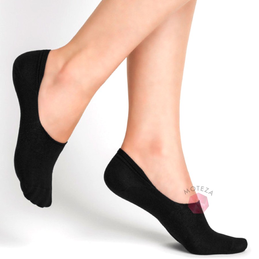 Moteza Kaos Kaki Pendek Bawah mata kaki Wanita Invisible / Hidden Socks