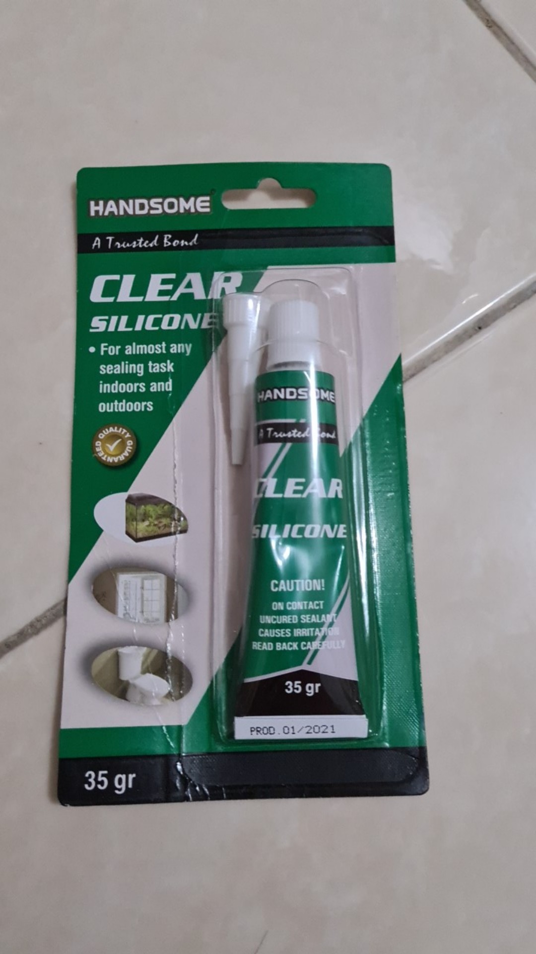 Dextone Lem Silicone Sealant 30g Lem Kaca Silicone Rubber Silen Kecil Serbaguna Infj