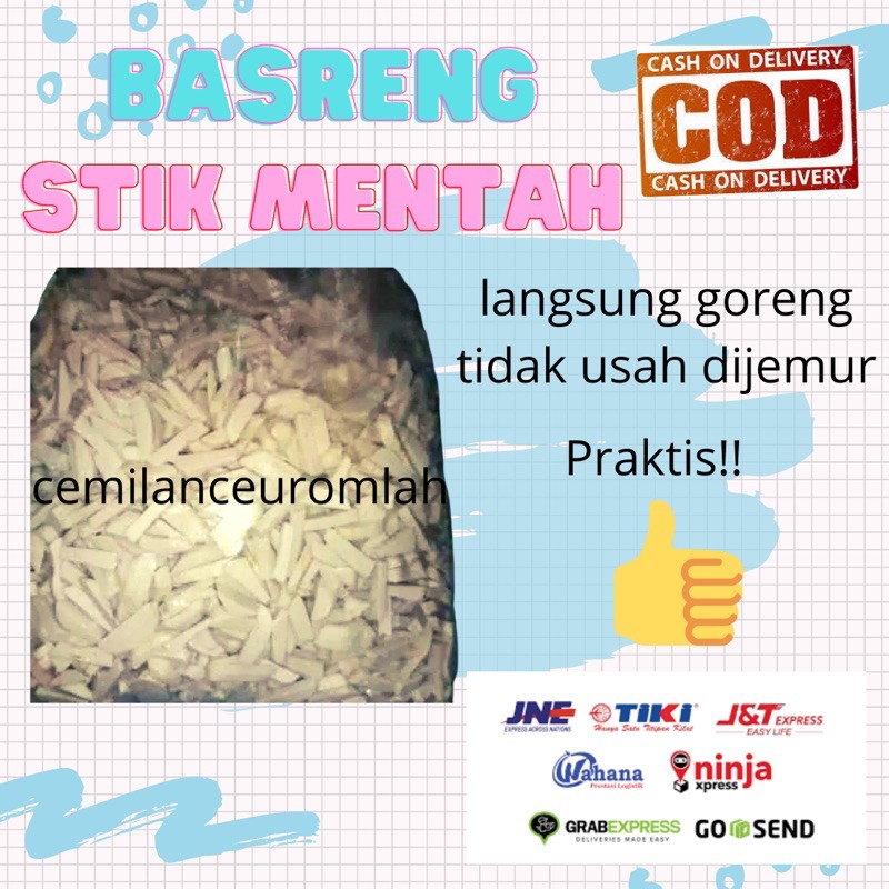 (COD) Basreng stik 1 kilo mentah Bandung