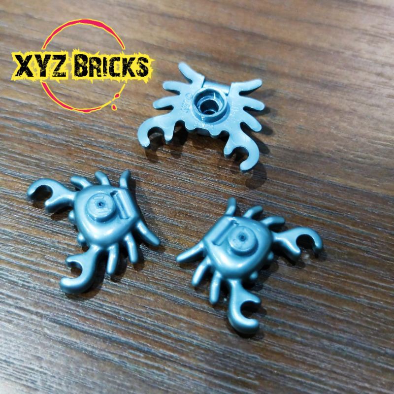 LEGO PARTS 6173051 Animal - Crab Silver Metallic