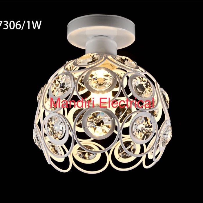 Lampu Plafon Kristal Minimalis Ruang Tamu 7306-1