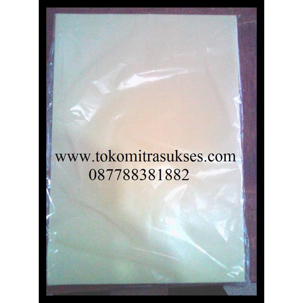 

Plastik Laminasi Dingin Doff Matte Hemat