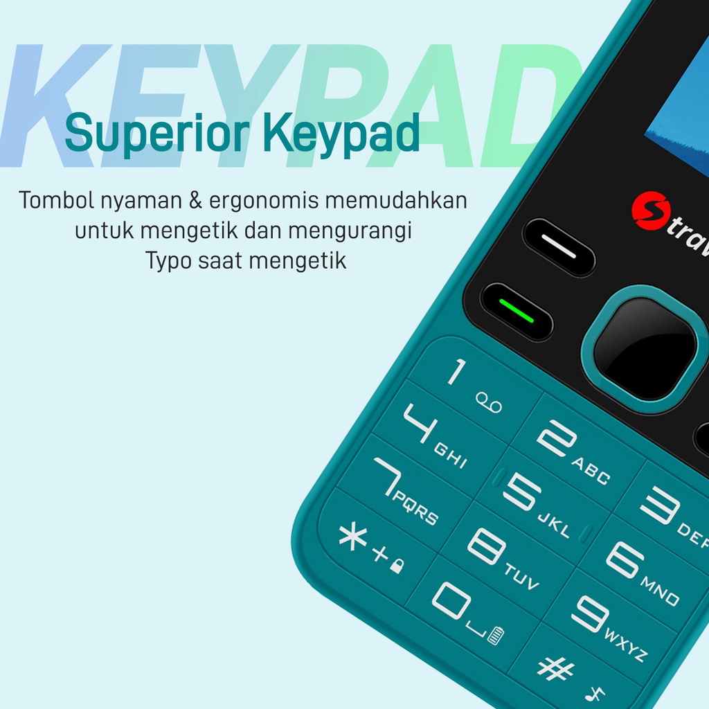 Strawberry ST77 REBORN HP GSM dual sim Handphone Jadul (Garansi Resmi)-7