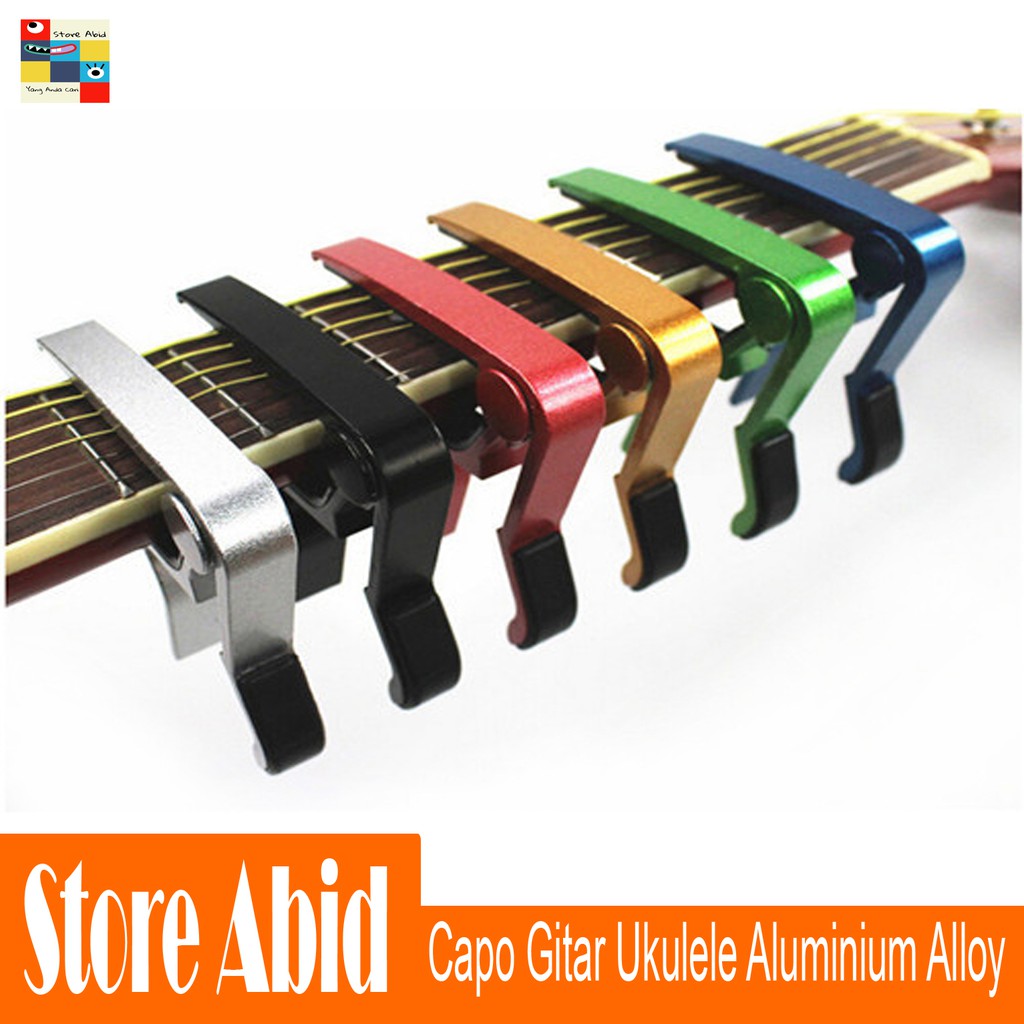 Capo Gitar Ukulele Aluminium Alloy Murah Berkualitas