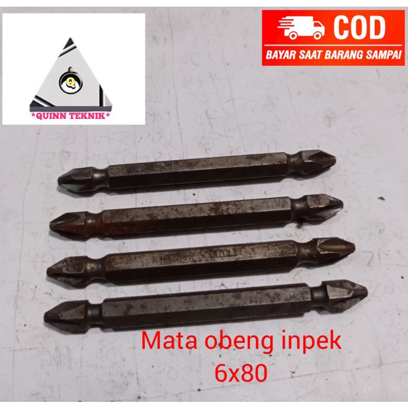mata obeng inpek 6x80 second
