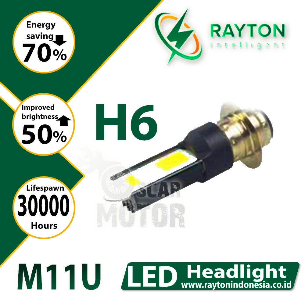 LAMPU RTD MOTOR M11U H6 H4 RAYTON BEBEK HEADLAMP HEAD MATIC BEBEK NEW motor