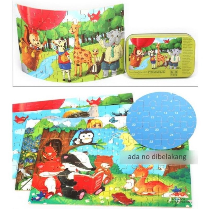 Puzzle Magnet / Mainan Edukasi Puzzle Anak