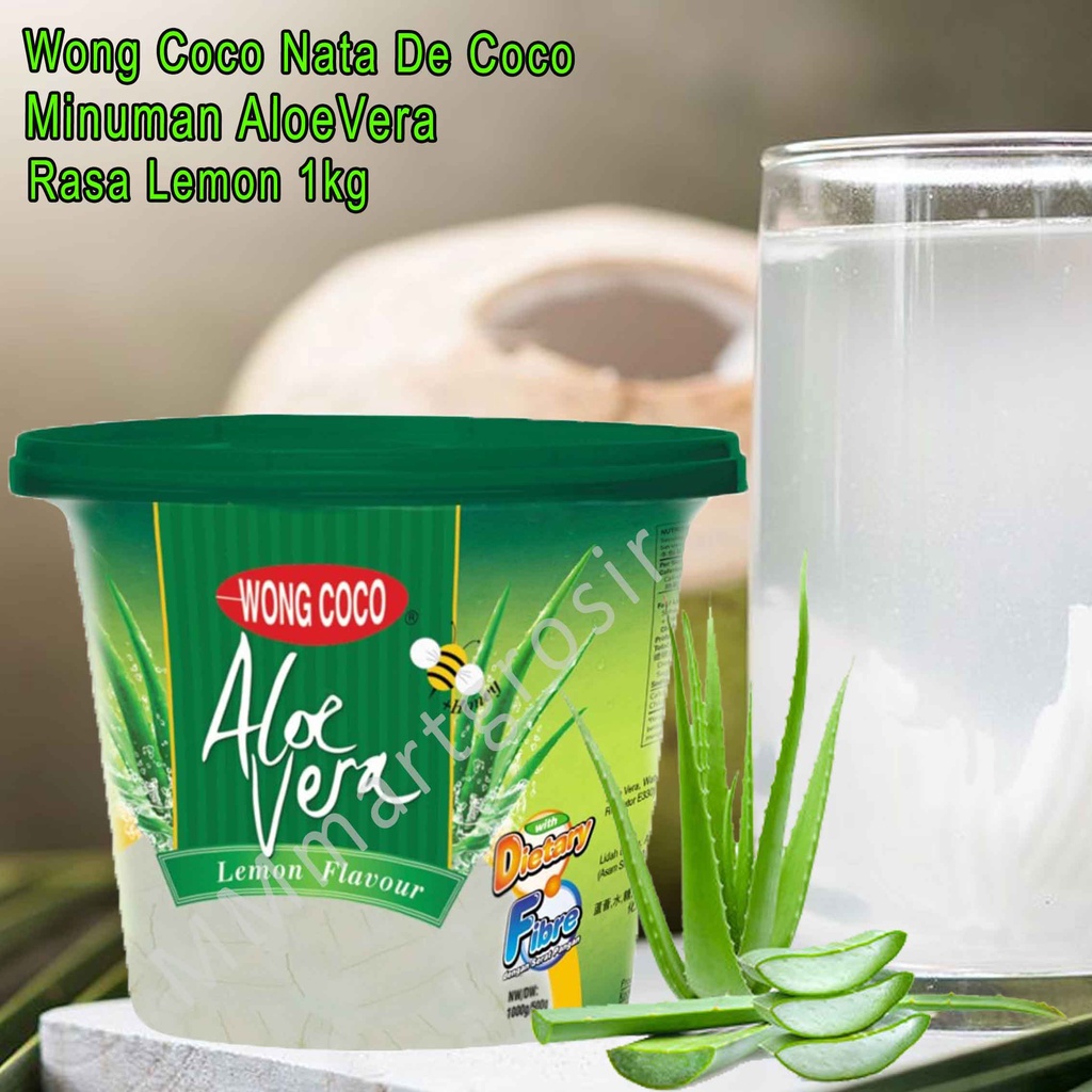 Wong Coco / Nata De Coco / Minuman Aloevera / Rasa Lemon 1kg