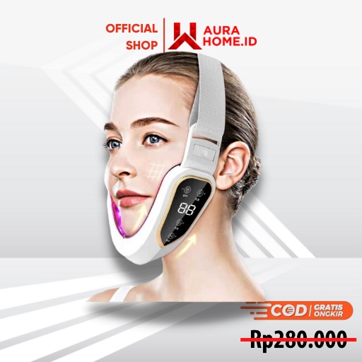 Alat Pijat Penirus Wajah Face Lifting Double Chin / Alat Sabuk Penirus Pelangsing Pengencang Pengeci