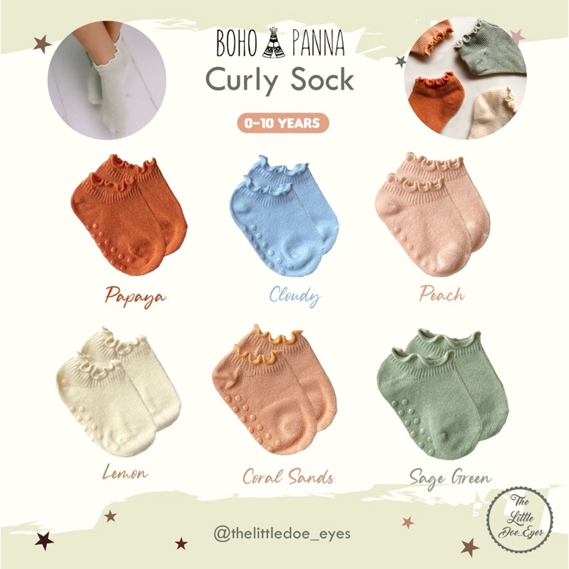 Bohopanna Curly Sock - Kaos kaki anak bayi