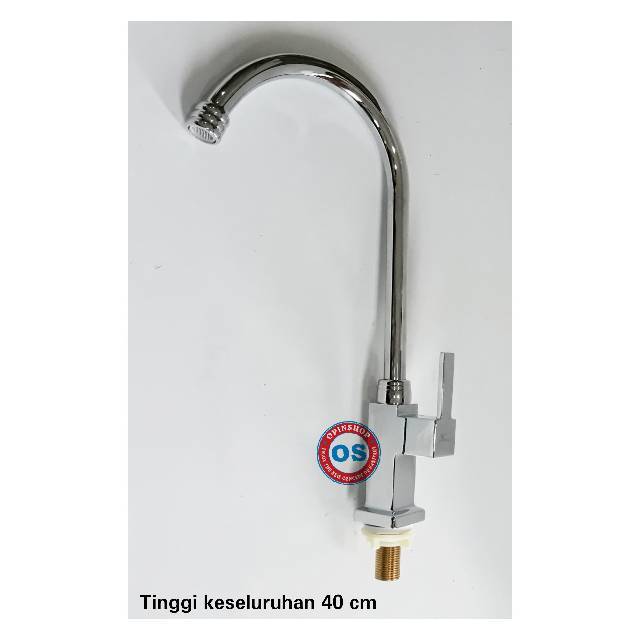 Kran air KRAN DAPUR TANAM ENGKOL MINIMALIS  KRAN CUCI PIRING air dingin bodi kotak