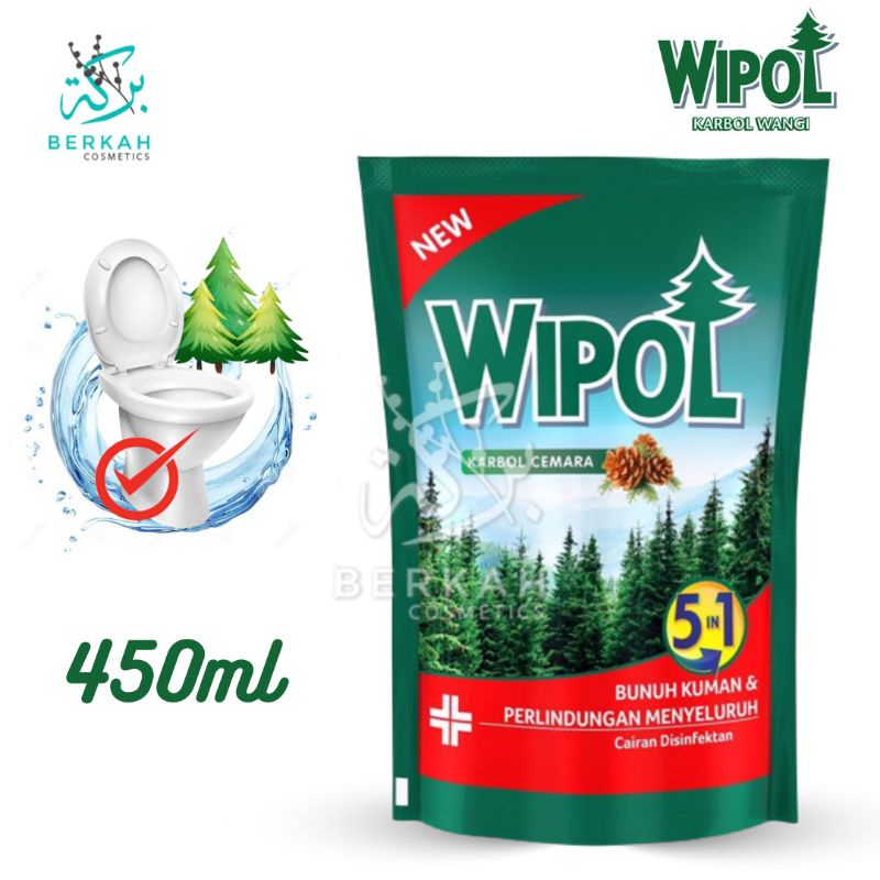 Wipol Karbol Refill 410ml Pouch