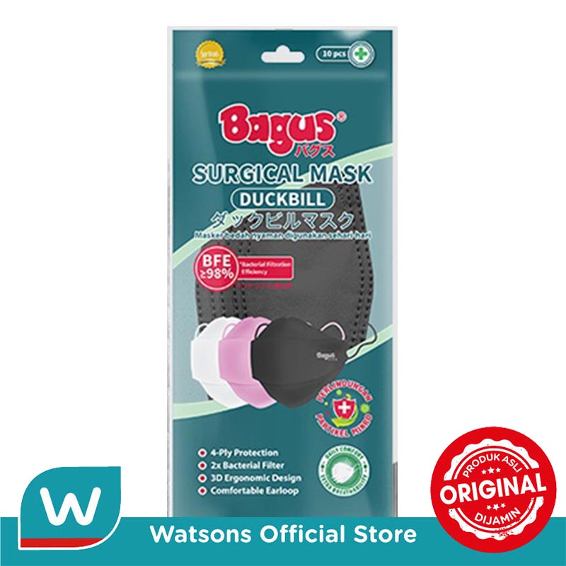 Bagus Mask Duckbill Warna Random 10's