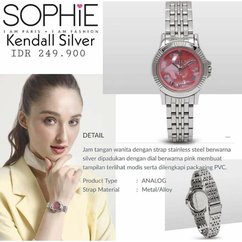 JAM KENDALL SILVER SOPHIE MARTIN PARIS PROMO