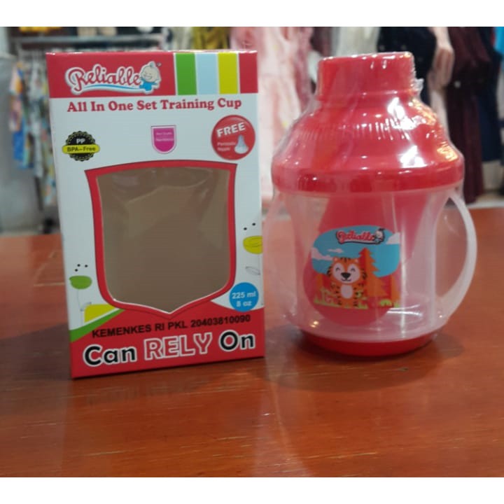 RELIABLE Training Cup 4 Step Bayi / Botol Minum Bayi Handle 6901