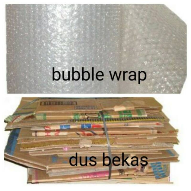 

Bubble wrap/kardus packing tambahan