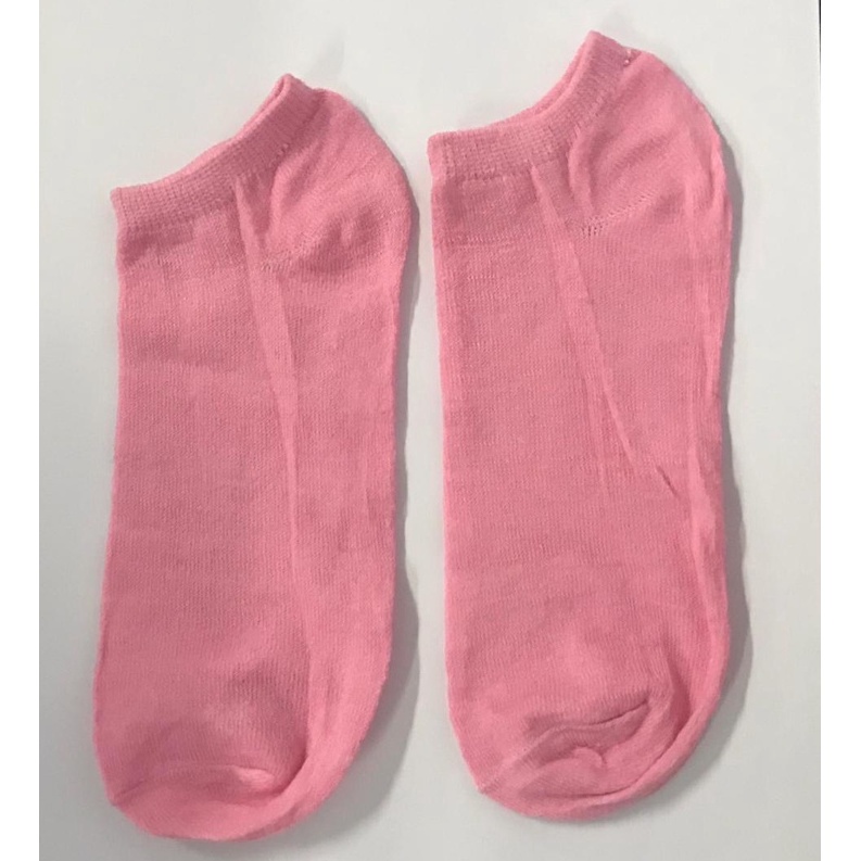 ⭐Bobastore⭐ R108 Kaos Kaki Polos Wanita KaosKaki Spandek Pendek Korea Murah Short Socks-MOTIF 1 MERAH