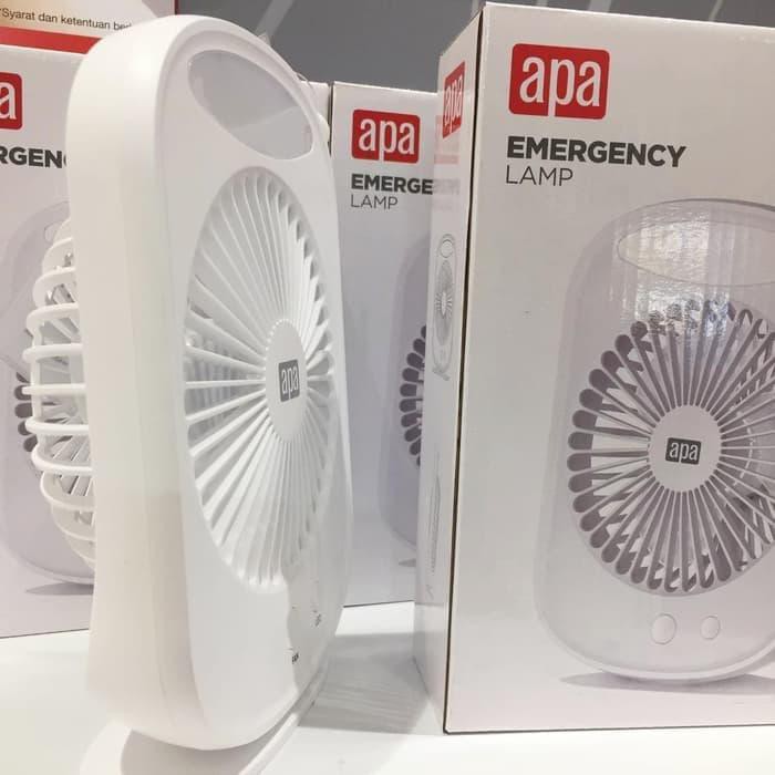 APA Emergency Lamp Fan Lampu Dan Kipas Darurat Terang Tahan Lama