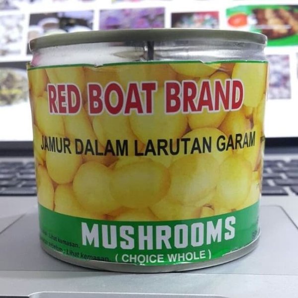 

Jamur Kaleng RED BOAT ( 198 gr )