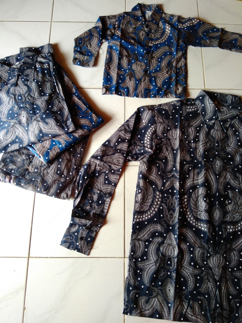 Kemeja Batik Pria Modern Lengan Panjang Casual Modis Slim Fit Trendy Masa Kini Ol 162