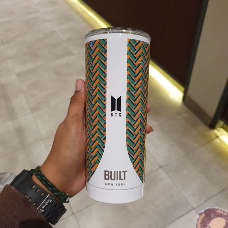 Tumbler Kopi Kenangan x BTS Special Edition Green Yellow