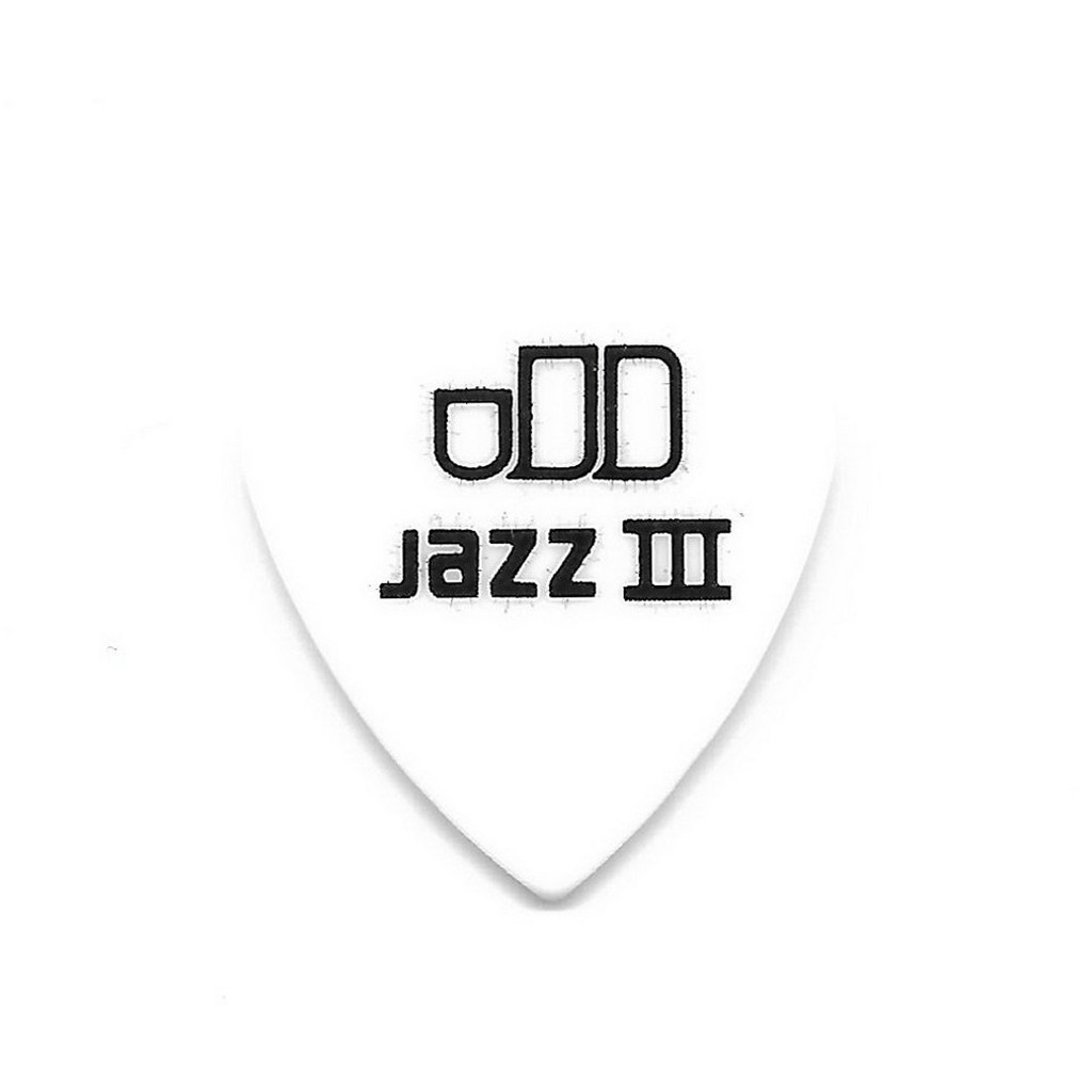 1pcs Dunlop Tortex White Jazz III Pick Gitar Original USA