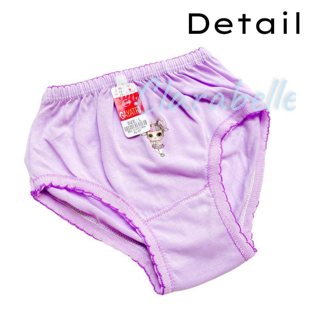 Celana Dalam Anak lucu Karakter Motif  SAKURA Polos / GAYATRI Sablon