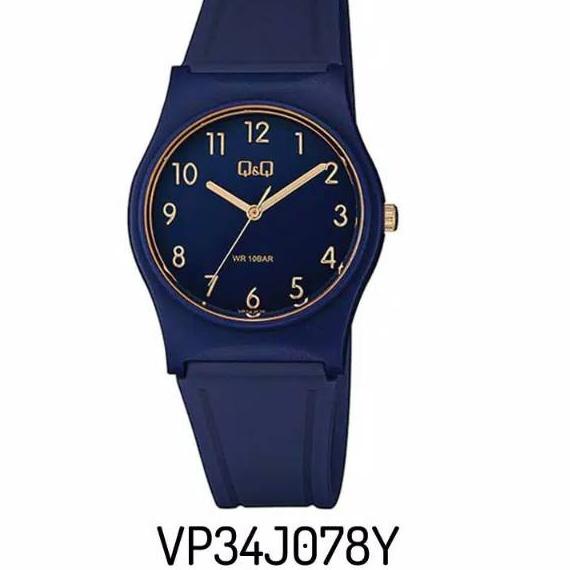 Menarik.. Q&Q ORIGINAL QQ ORI QNQ VP34 RUBBER BAND LADY WATCH VP34J075Y - 080Y