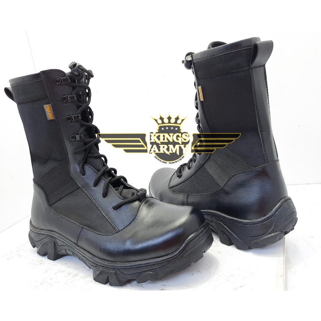 Sepatu PDL Kulit Asli Sapi Merk Kings Army Type KA-09