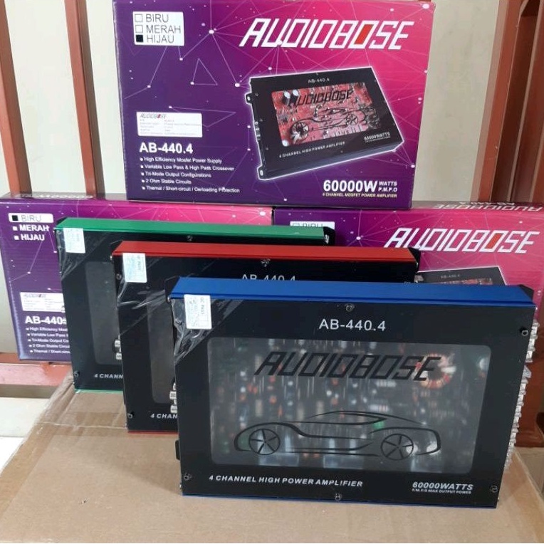 Power Audiobose AB 440 Amplifier 4 Chanel AUDIOBOSE AB-440