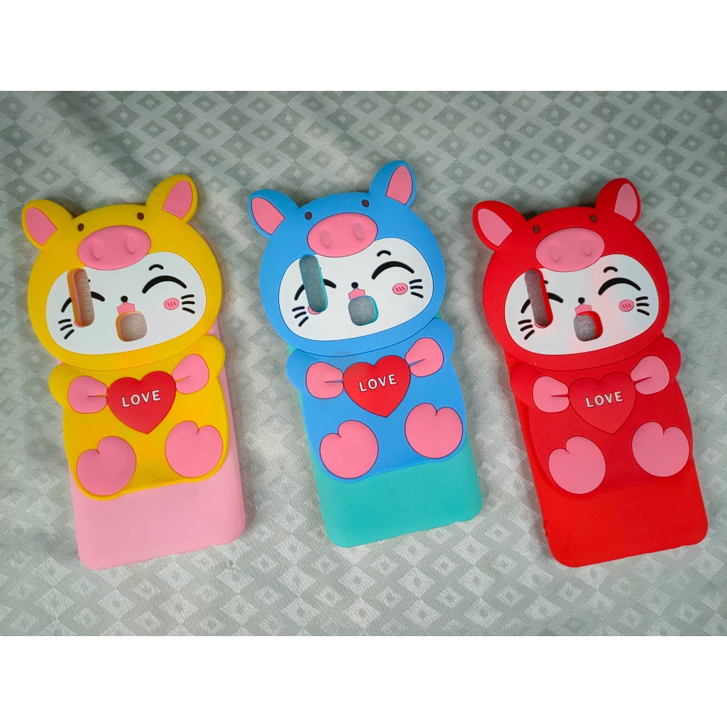 SOFT CASE KARAKTER MIMI CAT LOVE 3D REALME C2 REALME 5 REALME 5 PRO