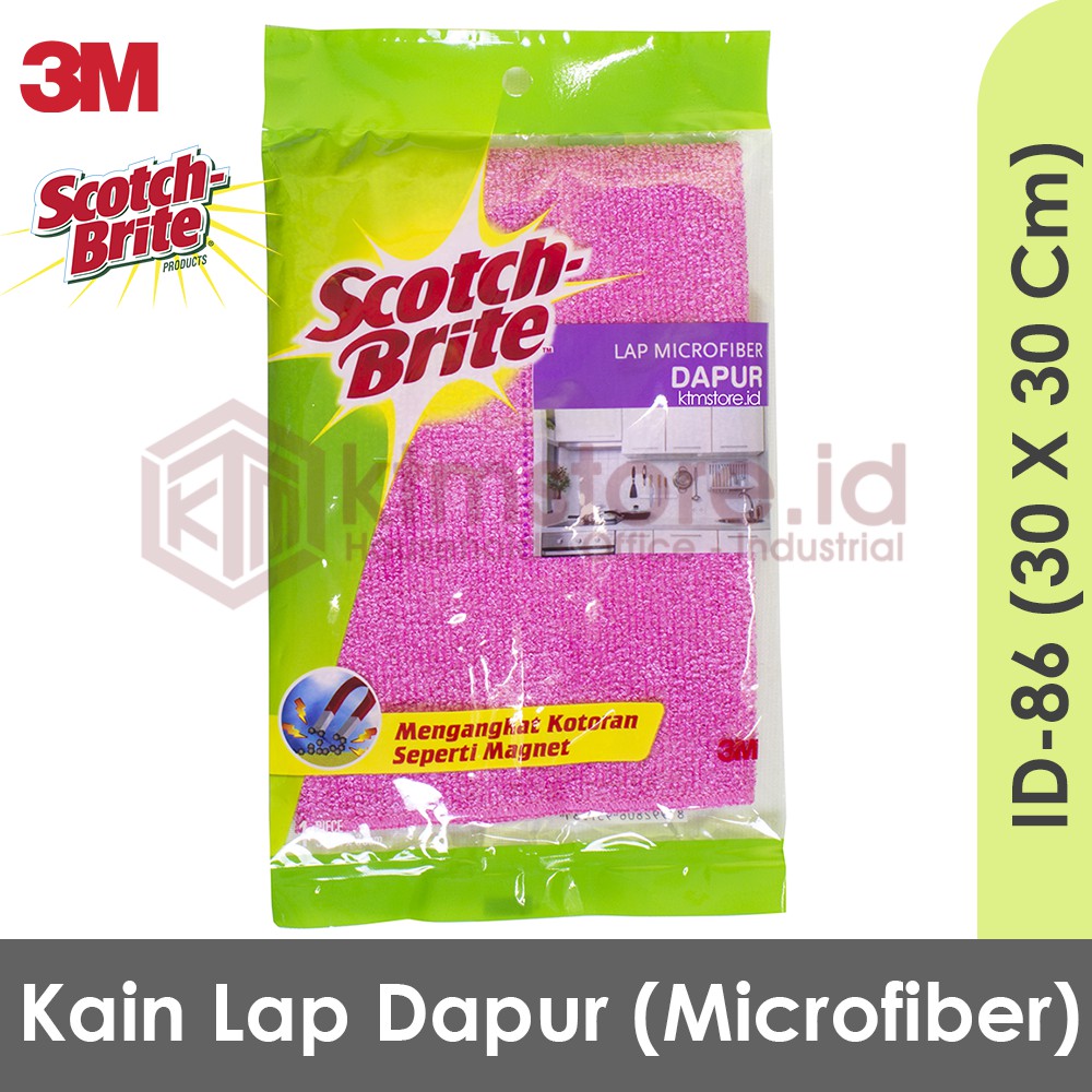 3M Scotch Brite Lap Dapur Microfiber Bahan Kain ID-86