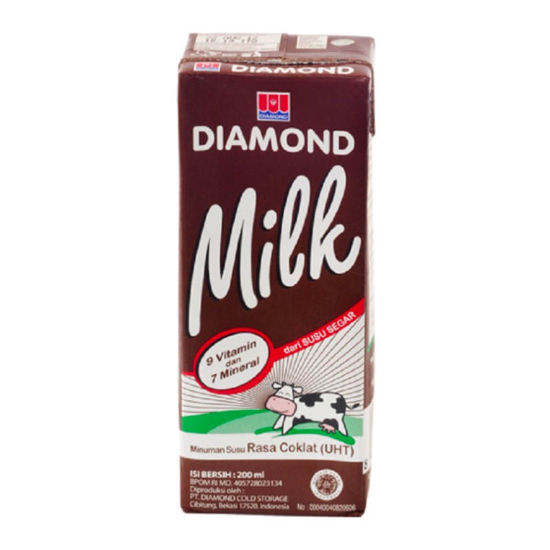

Susu DIAMOND MILK UHT Chocolate 200ml